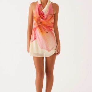 Peppermayo Zofia Cowl Neck Mini Dress